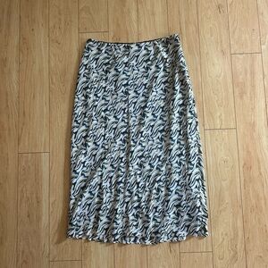 Joie Black and White Midi Skirt